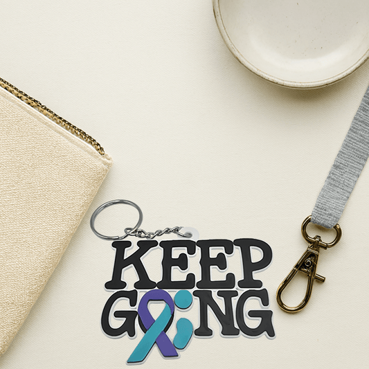 Keep Going Keychain - Erratically Eccentric Creations