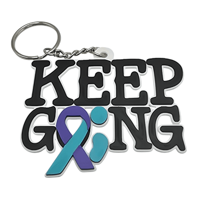 Keep Going Keychain - Erratically Eccentric Creations