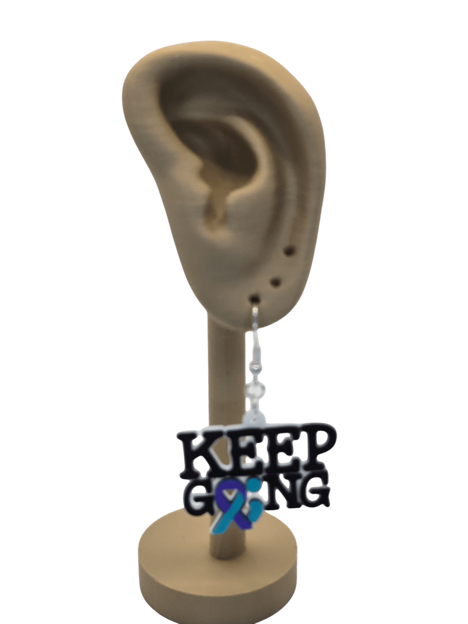 Keep Going Semicolon Earrings - Erratically Eccentric Creations