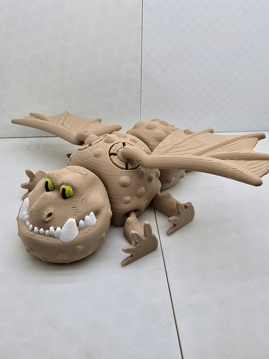 Meat Lug Dragon Brown HTTYD - Erratically Eccentric Creations