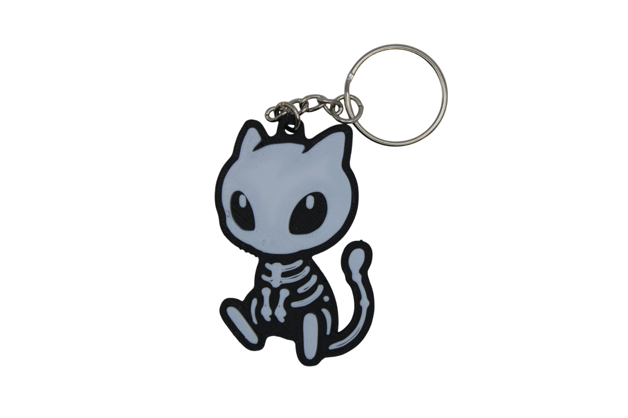 Mew Skelli Keychain