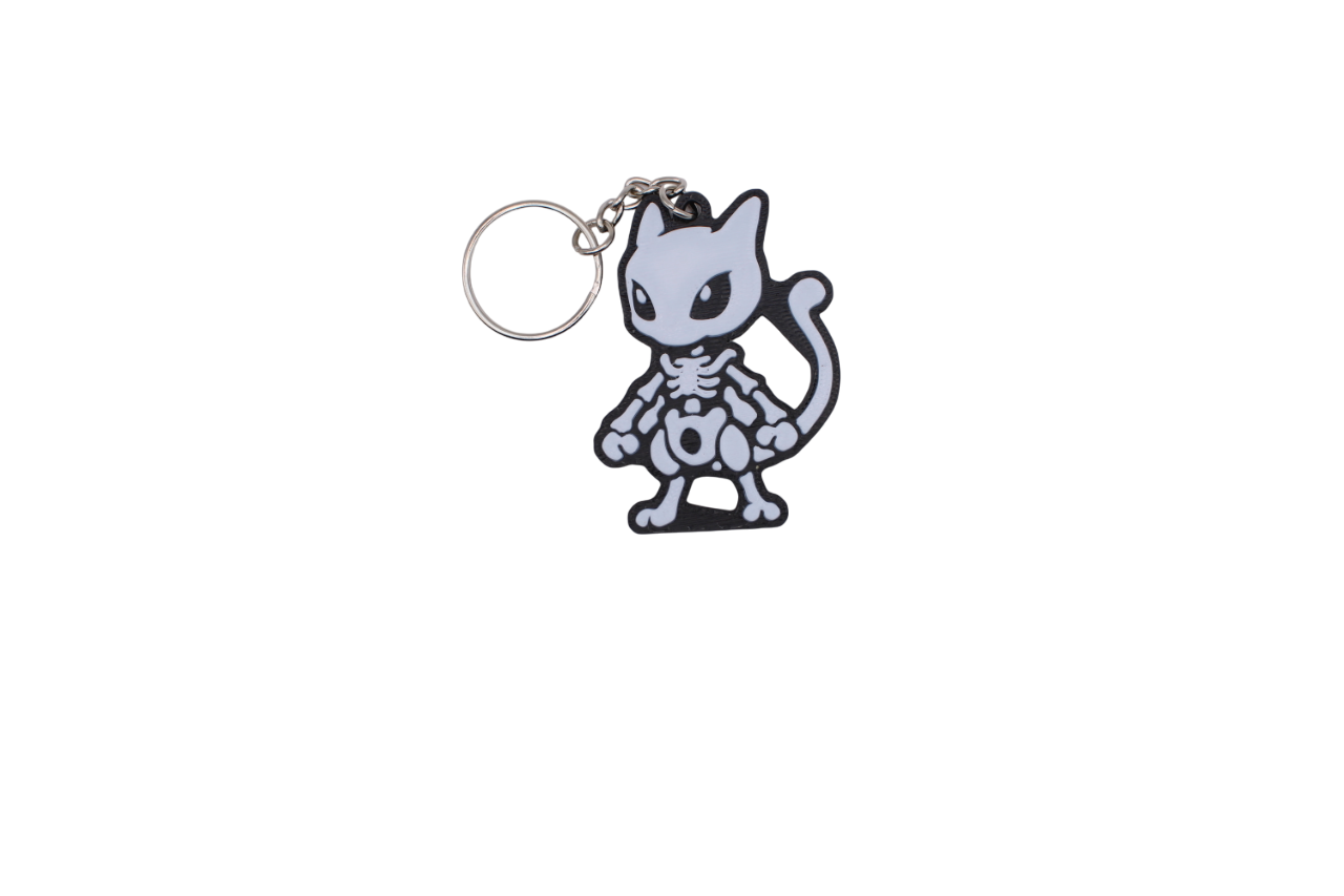 Mewtwo Skelli Keychain