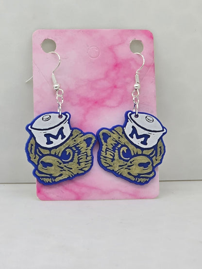 Michigan Earrings - Erratically Eccentric Creations