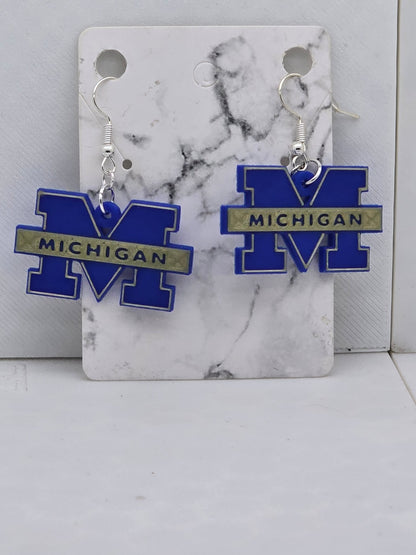 Michigan Earrings - Erratically Eccentric Creations