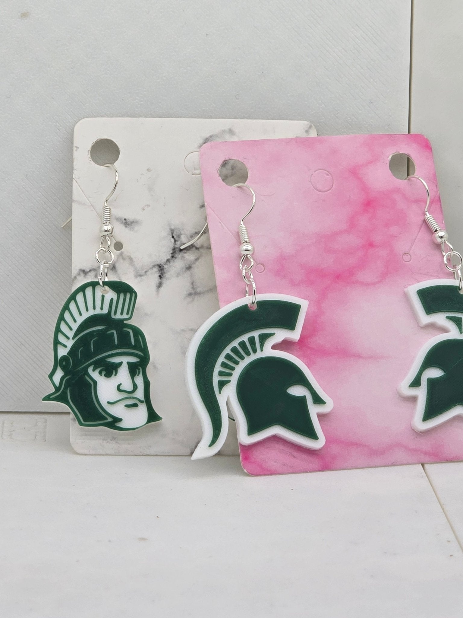 Michigan State Earrings - Erratically Eccentric Creations