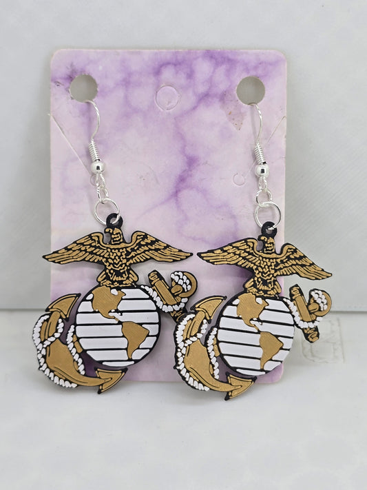 Marines Earrings - 3D Printed Earrings!