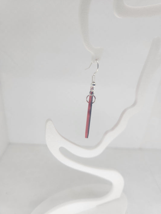 Minecraft Heart Earrings - 3D Printed
