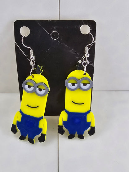 Minion Earrings - Erratically Eccentric Creations