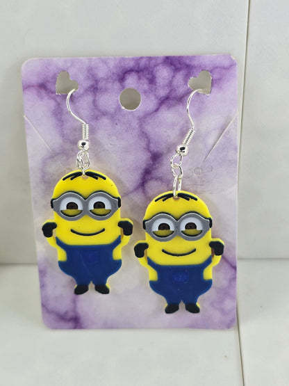 Minion Earrings - Erratically Eccentric Creations