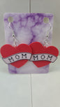 Mom Banner Earrings - 3D Printed Earrings!
