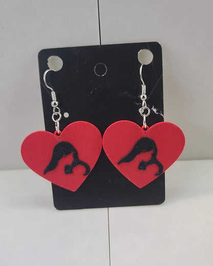 Mom Silhouette Earrings - 3D Printed Earrings!