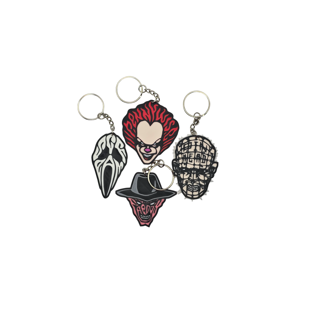 Superhero and Villain Keychain Collection