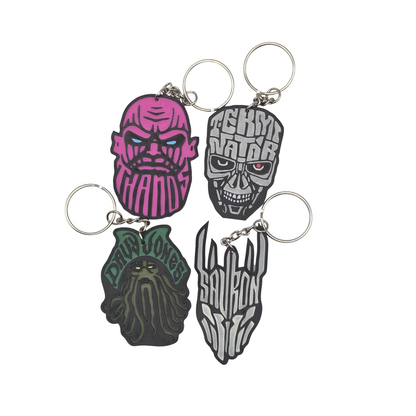 Superhero and Villain Keychain Collection