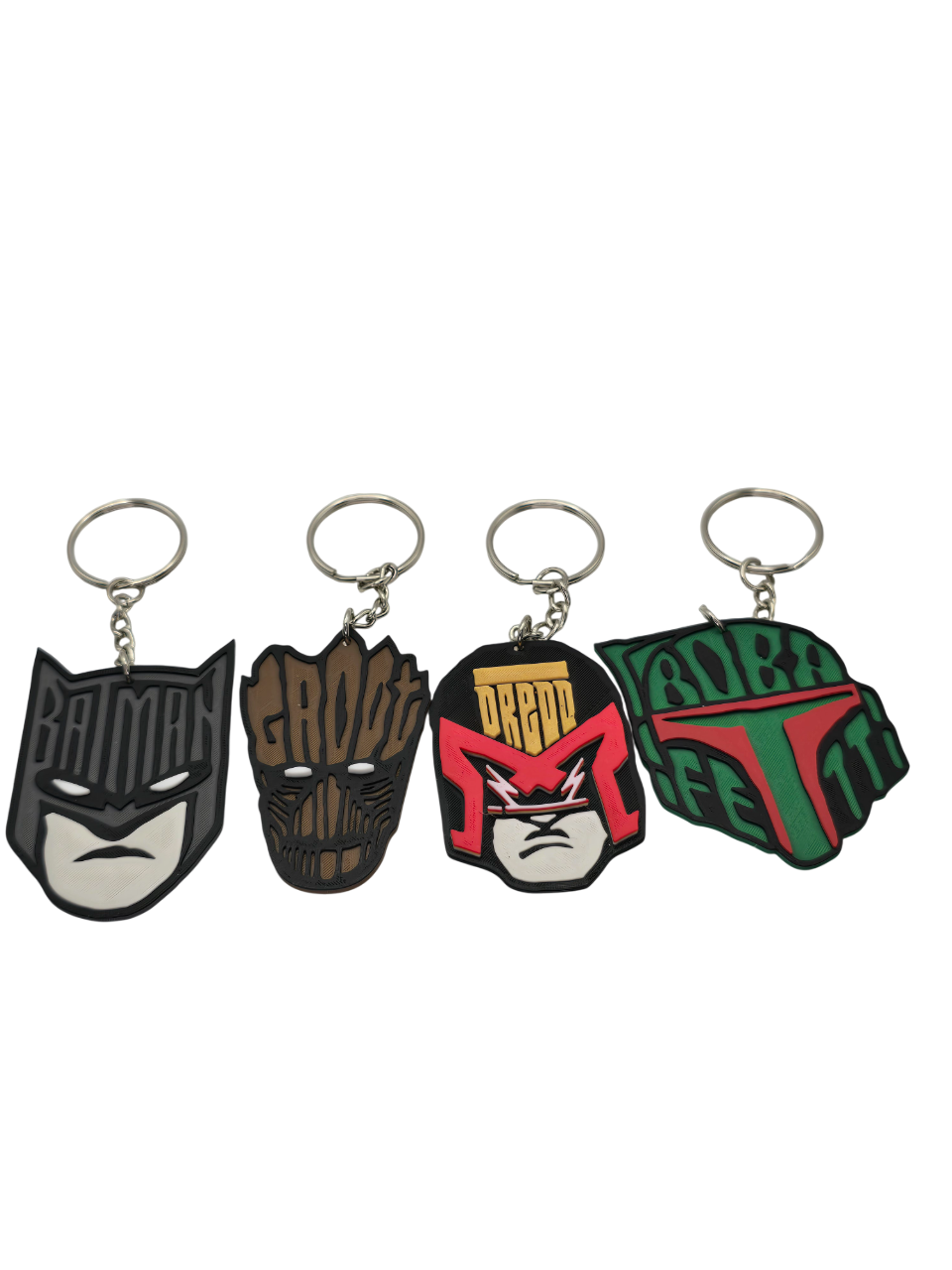 Superhero and Villain Keychain Collection