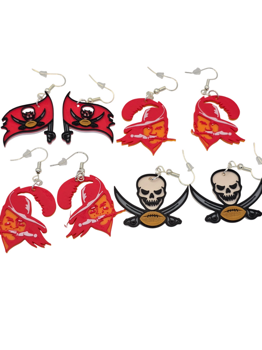 Tampa Bay Buccaneers Earrings