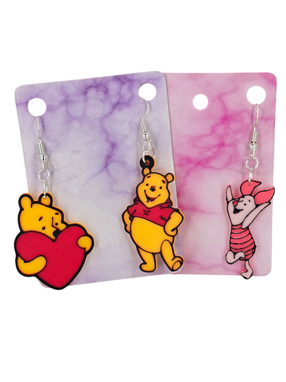 Winnie the Pooh Earrings 7 Styles!