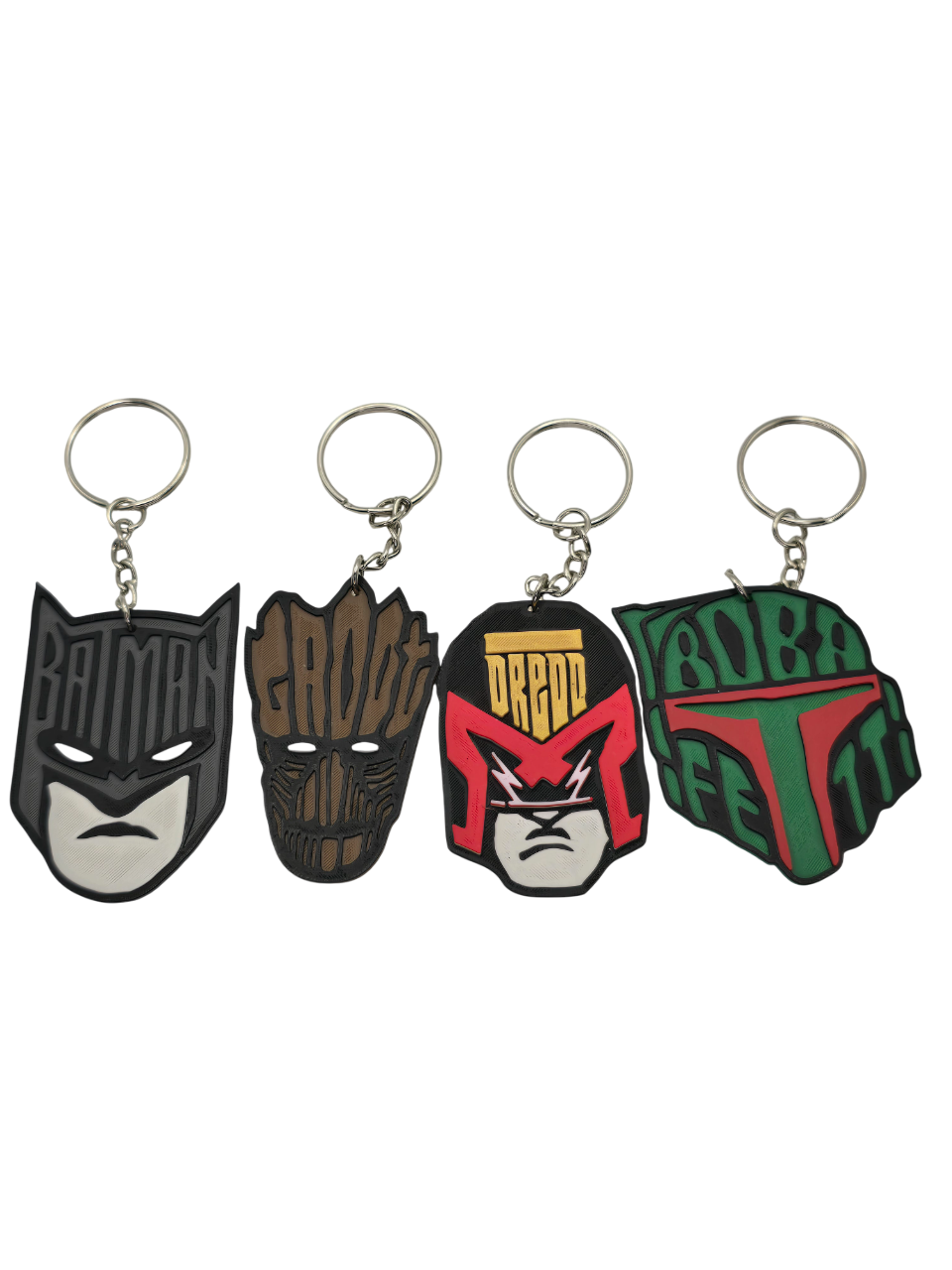Superhero and Villain Keychain Collection