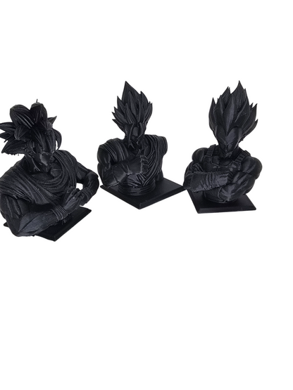 Vegito, Goku, Vegeta Busts -Each Sold Separately-