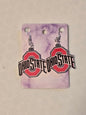 Ohio State Logo Earrings - Erratically Eccentric Creations