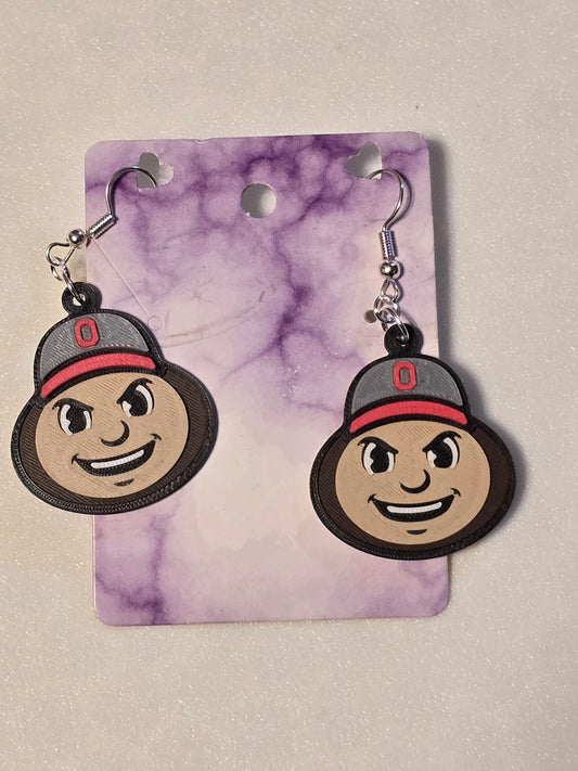 Ohio State Mascot Earrings