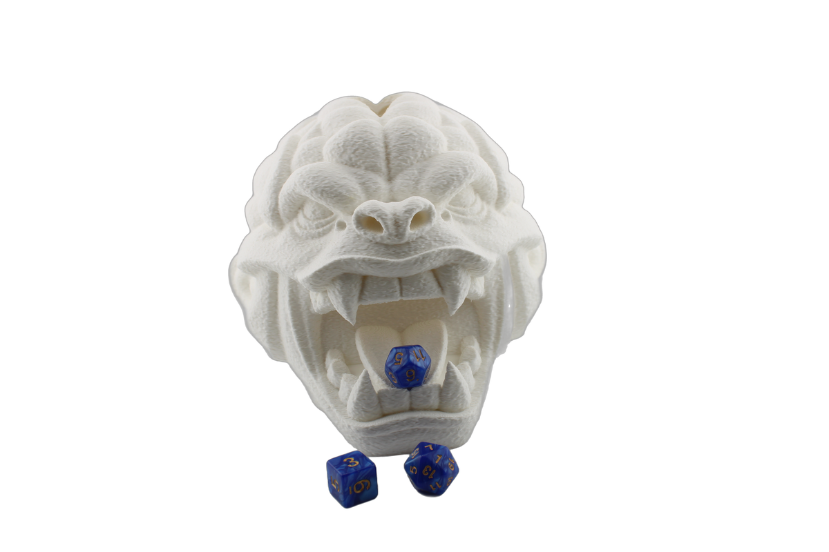 Orc Dice Tower - 3D Printed Orc Head Dice Roller for Tabletop Gaming