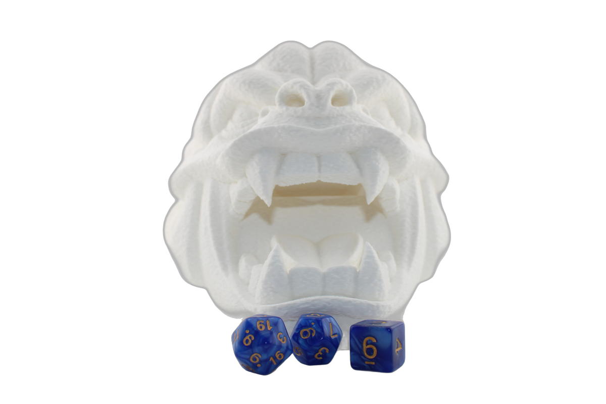 Orc Dice Tower - 3D Printed Orc Head Dice Roller for Tabletop Gaming