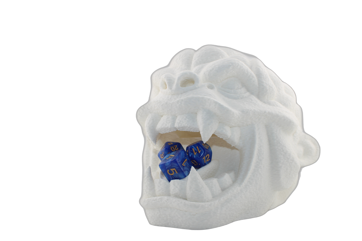 Orc Dice Tower - 3D Printed Orc Head Dice Roller for Tabletop Gaming