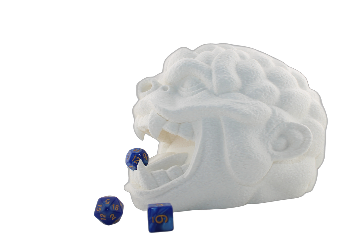 Orc Dice Tower - 3D Printed Orc Head Dice Roller for Tabletop Gaming