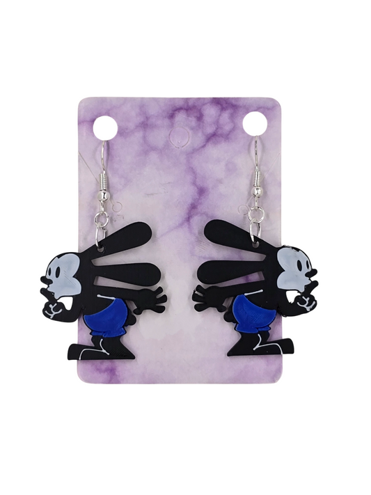 Oswald and Steamboat Willie Earrings