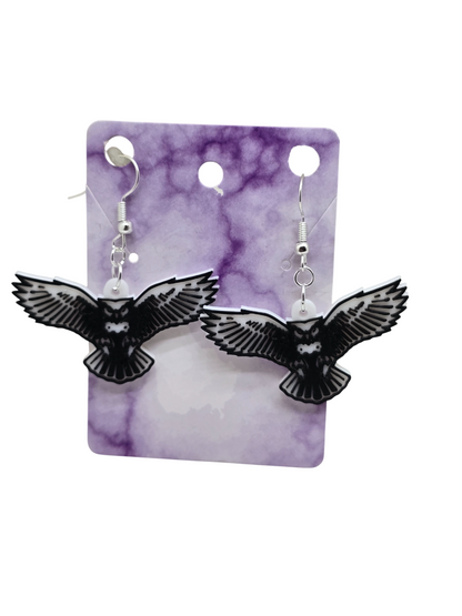Flying Owl Earrings