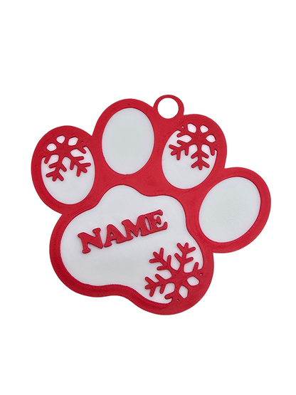 Paw Ornament (customizable)