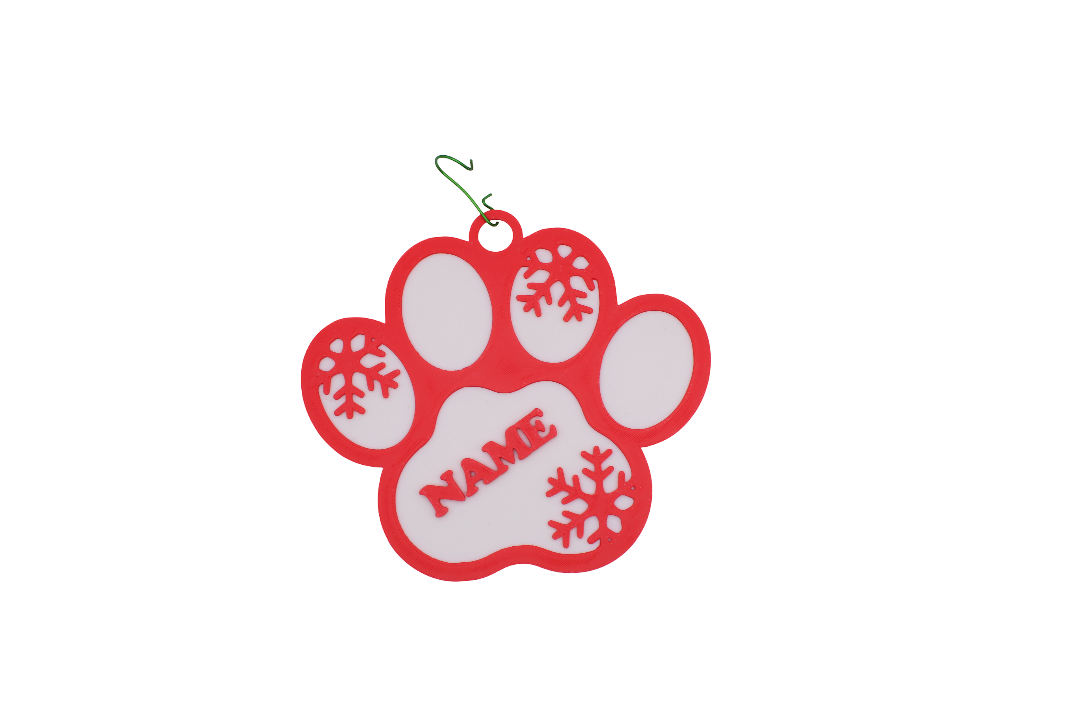 Paw Ornament (customizable)