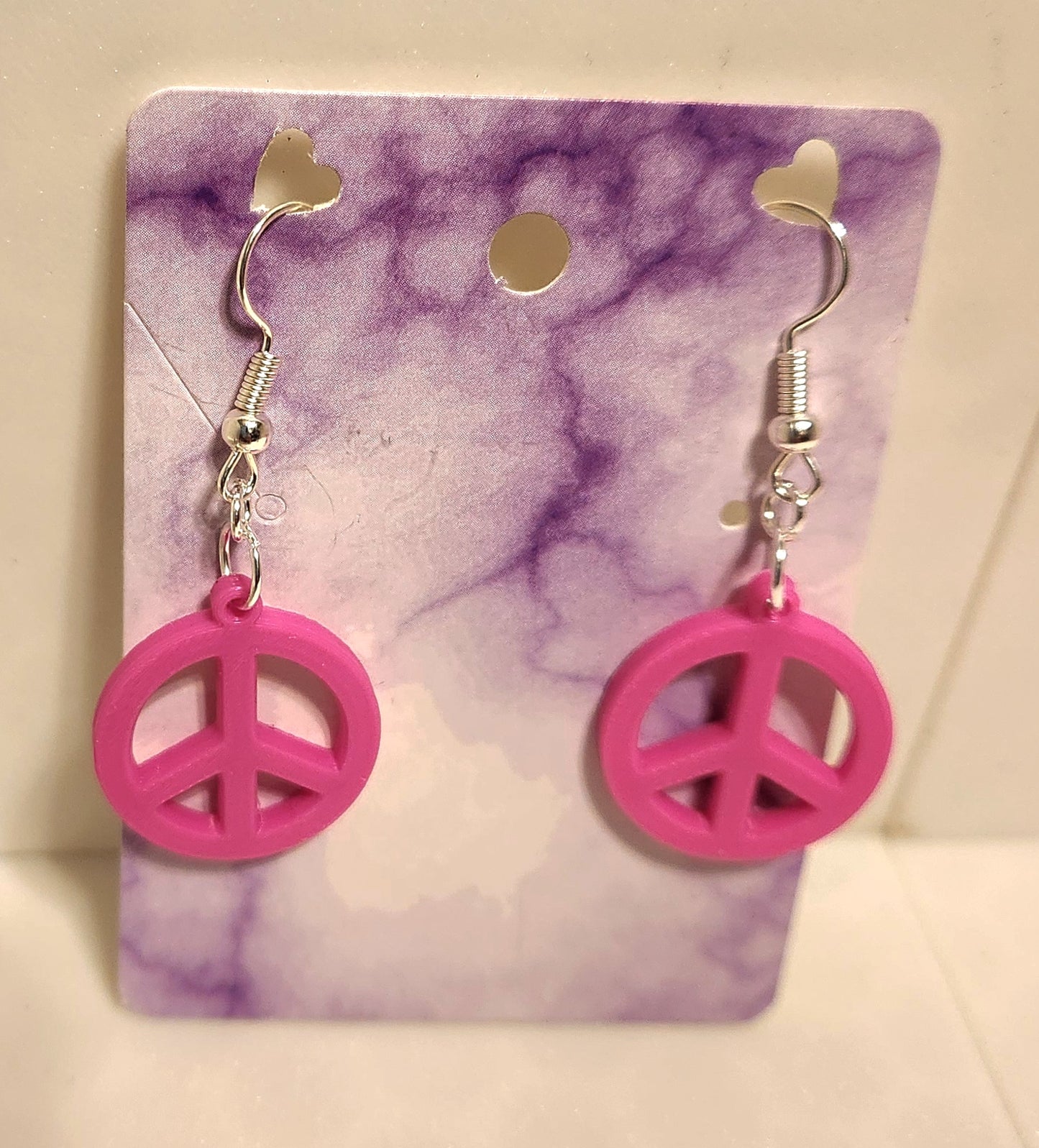 Peace Earrings - 3D Printed Earrings!