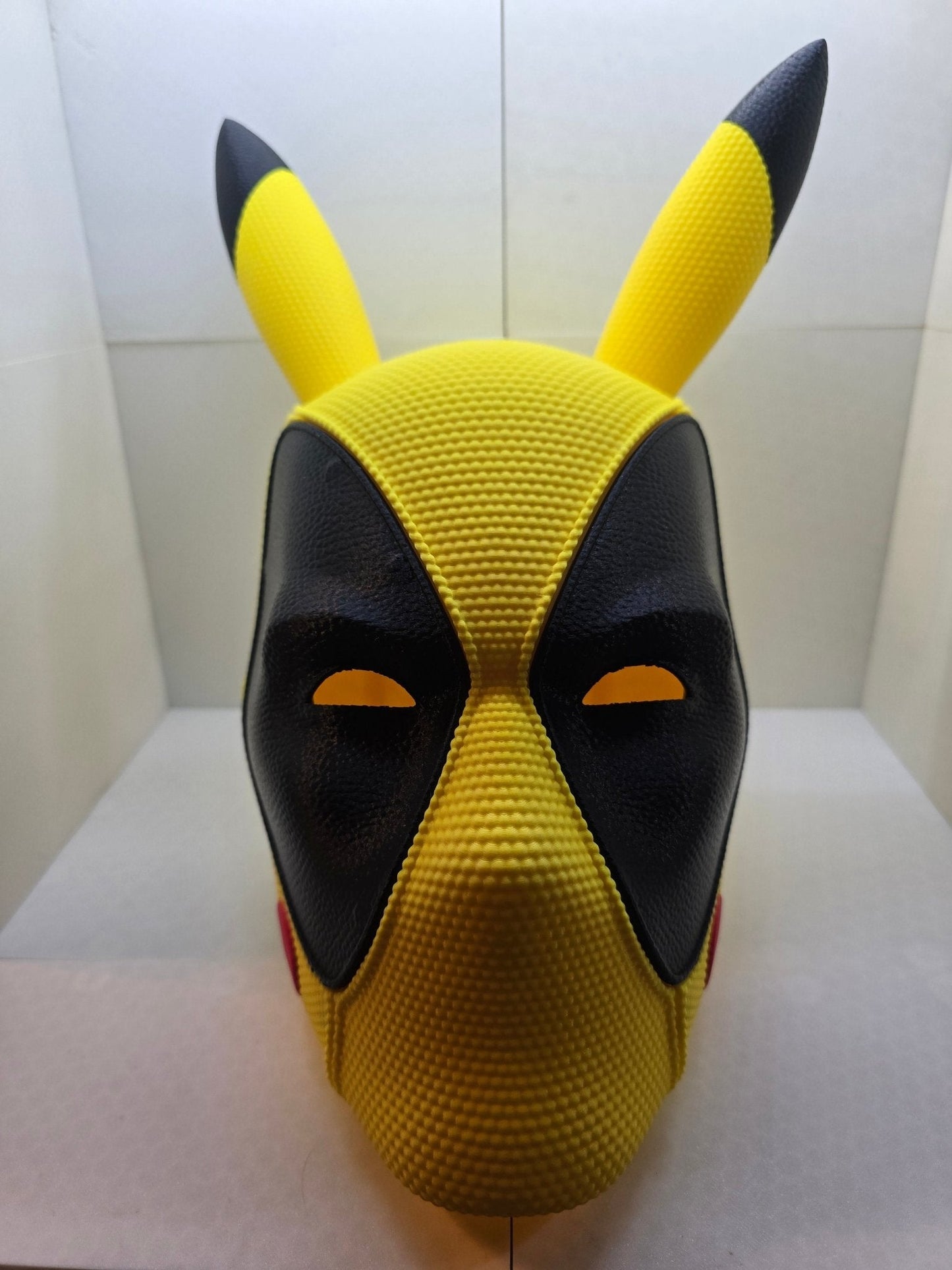 Pikachu Deadpool Helmet - Erratically Eccentric Creations