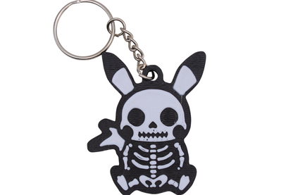 Pikachu Sitting Skelli Keychain