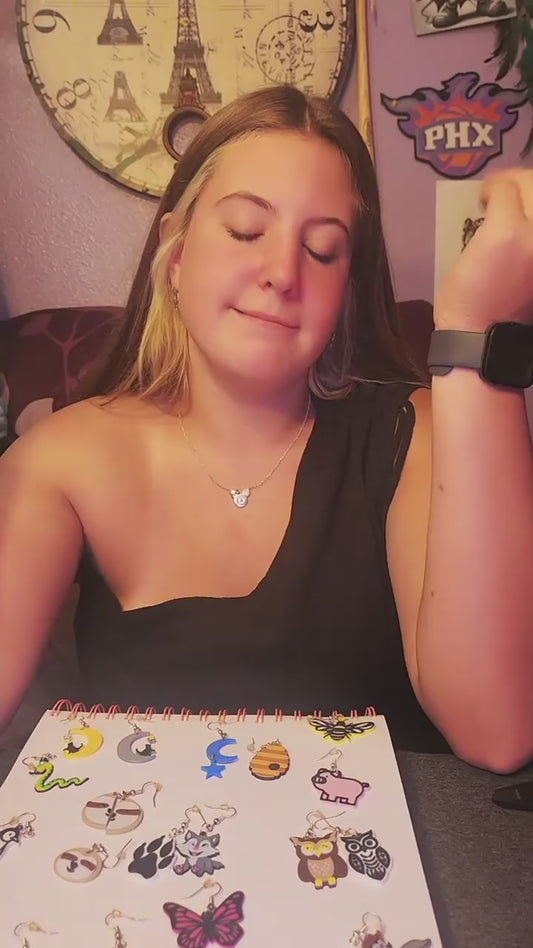 Elegant Owl Earrings