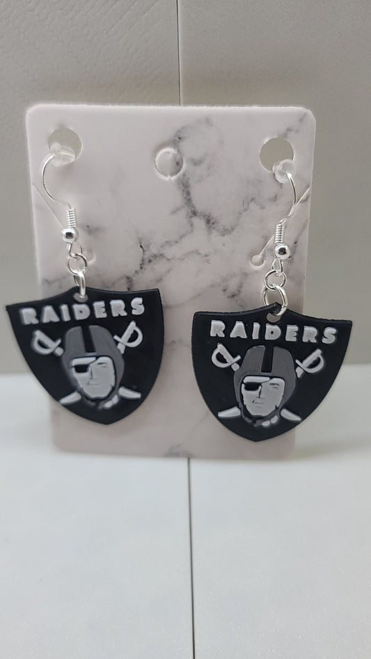 Raider Hanging Earrings - Erratically Eccentric Creations