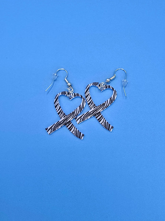 Rare Disease Earrings - 3D Printed - Erratically Eccentric Creations