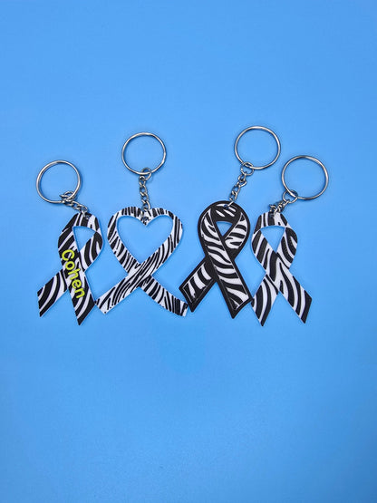Rare Disease Keychains - 3D Printed - Erratically Eccentric Creations