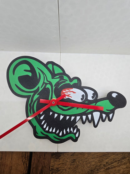 Rat Fink Clock 3D Printed