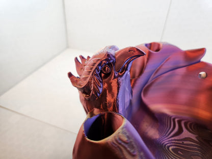 Raven Yarn Bowl 3D Printed - Erratically Eccentric Creations