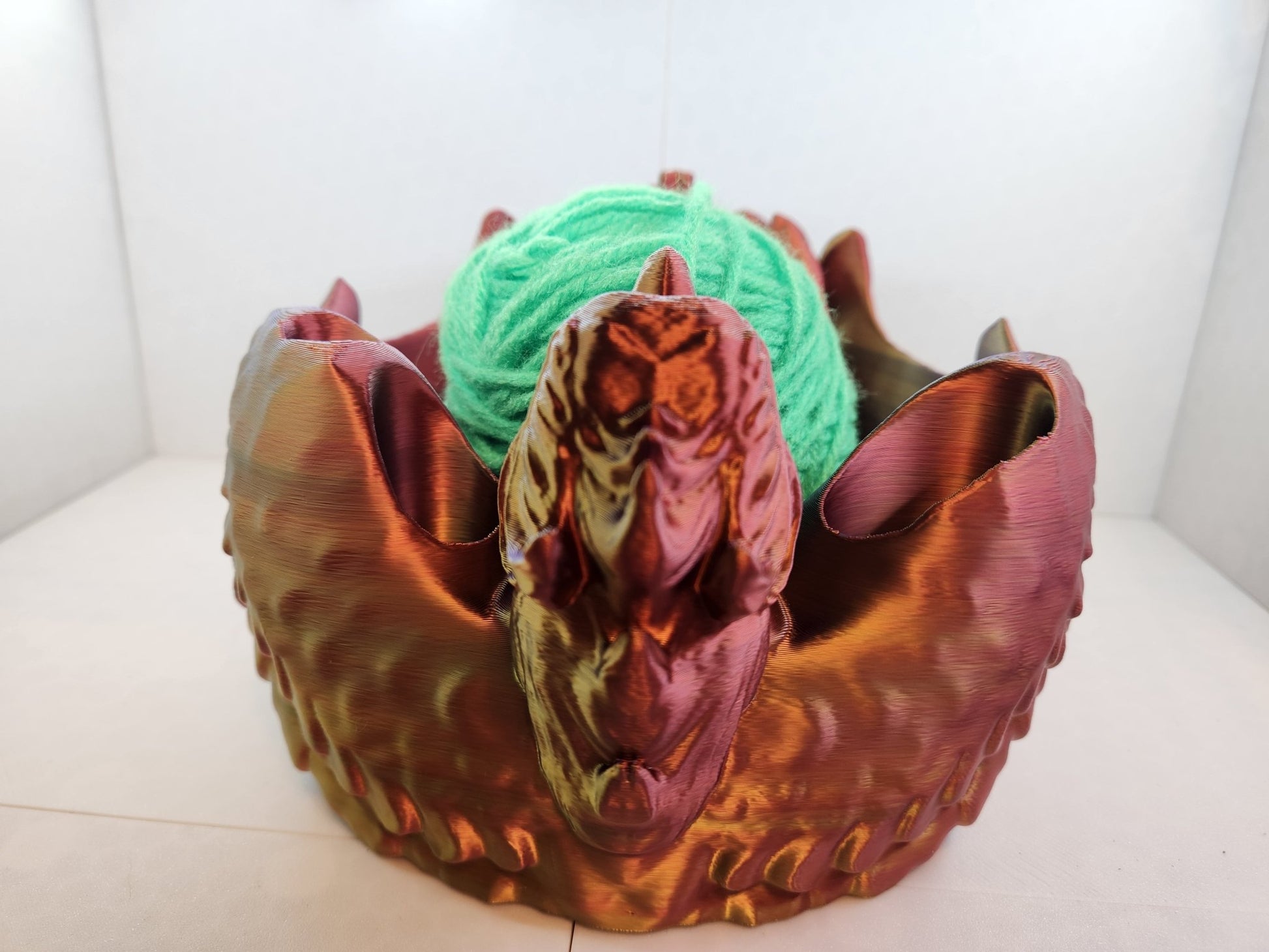 Raven Yarn Bowl 3D Printed - Erratically Eccentric Creations
