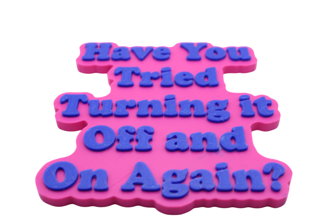 Funny IT Restart Magnet