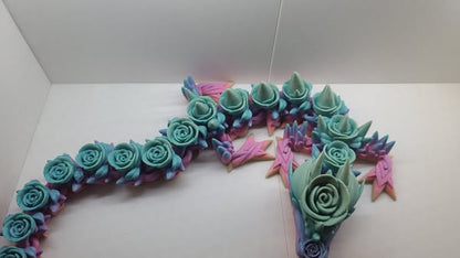 Rose Dragon Large - Erratically Eccentric Creations