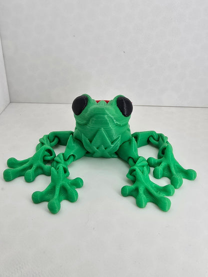 Rose Frog Colored - Erratically Eccentric Creations