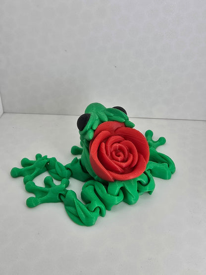 Rose Frog Colored - Erratically Eccentric Creations