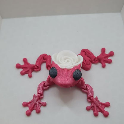 Rose Frog Colored - Erratically Eccentric Creations