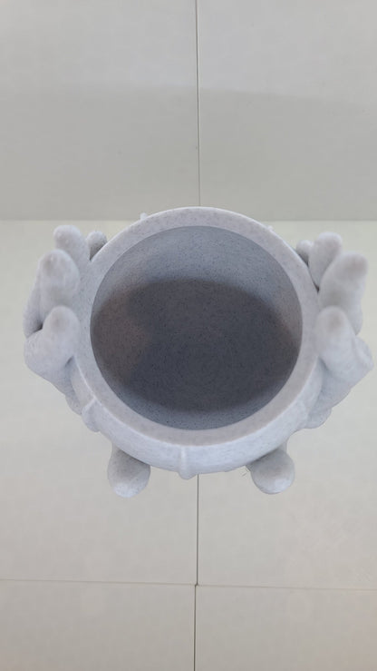 Round Hand Vase - Erratically Eccentric Creations