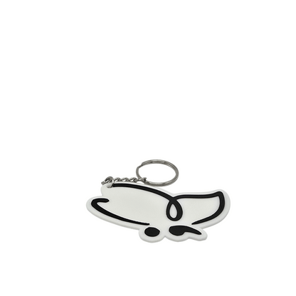 Simple Butterfly Semicolon Keychain - Erratically Eccentric Creations