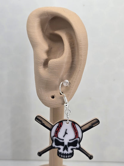 Skull Baseball Bats - Erratically Eccentric Creations